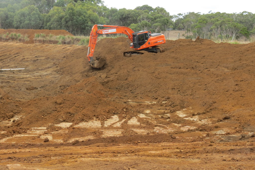 Farm 1 - Bank construction